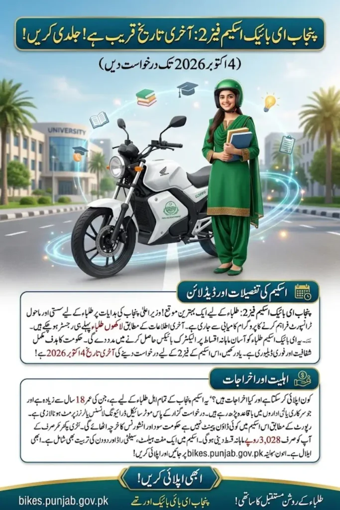 E-Bike Scheme Phase 2 Last Date 2026 – Application Deadline & Latest Update